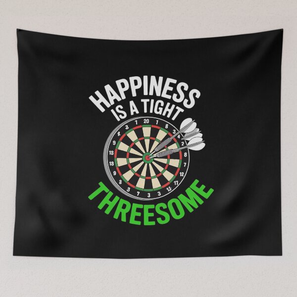 Item preview, Happiness is a tight Threesome Darts designed and sold by Idarmotar.
