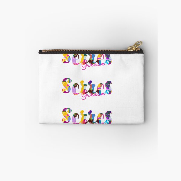 Item preview, Serres, Greece, Vibrant Abstract City Typography Art designed and sold by Wanderful-roads.