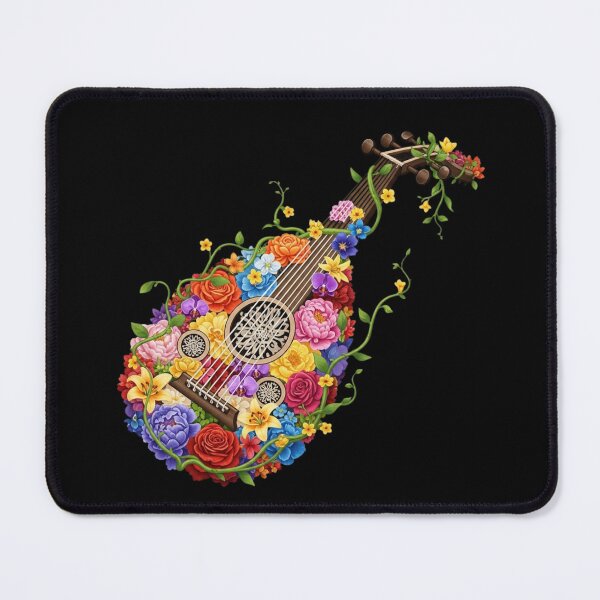 Item preview, Music Lover Gift, Musician Gift, Beautiful Sounds,Traditional and Modern Musical Instruments, ivy flowers, Floral,Nature Love Art ,Nature Lover Gift, Peaceful Natural Design designed and sold by chipmuckdesignn.