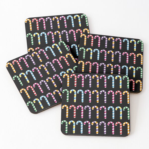 Item preview, Colored barley sugars on black background designed and sold by EyeTrickster.