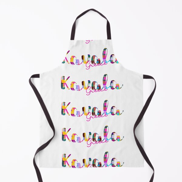 Item preview, Kavala, Greece, Vibrant Abstract City Typography Art designed and sold by Wanderful-roads.