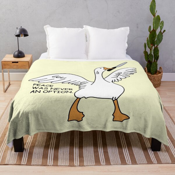 Item preview, Peace was never an option. Funny Goose. Goose with Knife.  designed and sold by CoCoArt-Ua.