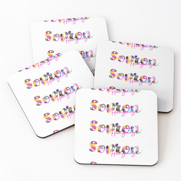 Item preview, Sopron, Hungary, Vibrant Abstract City Typography Art designed and sold by Wanderful-roads.