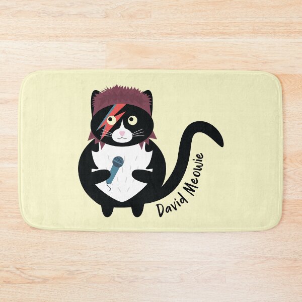 Item preview, David Meowie | Yellow designed and sold by annemyne.