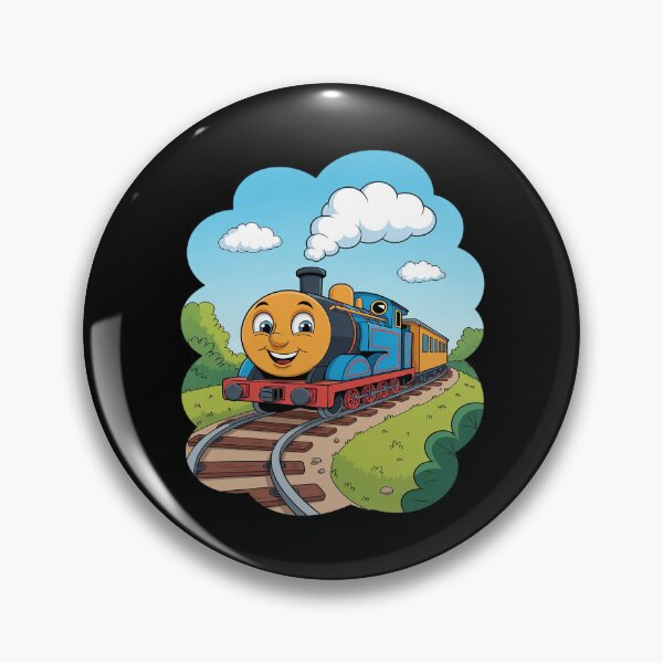 Item preview, Happy Cartoon Trains Colorful Smiling Locomotive Kids Train designed and sold by Idarmotar.