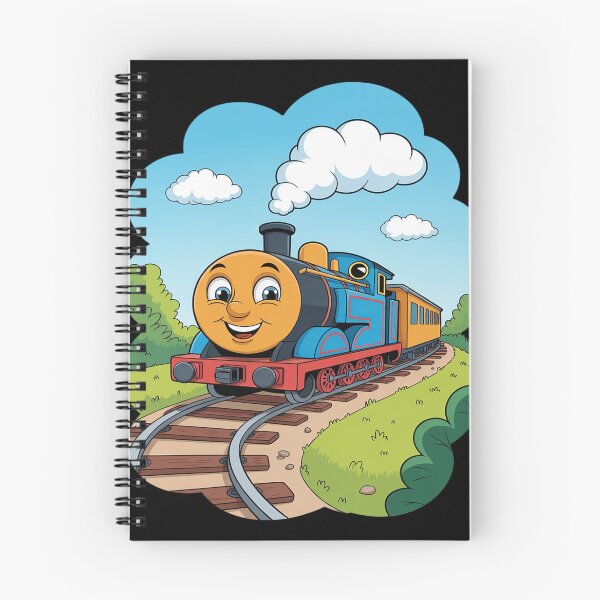Item preview, Happy Cartoon Trains Colorful Smiling Locomotive Kids Train designed and sold by Idarmotar.