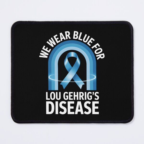 Item preview, We Wear Blue Lou Gehrig's Disease Awareness ALS Family designed and sold by Moon-Ape.