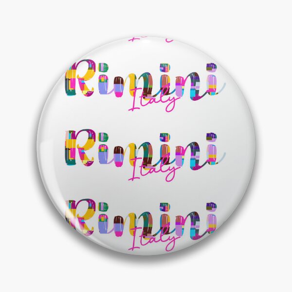 Item preview, Rimini, Italy, Vibrant Abstract City Typography Art designed and sold by Wanderful-roads.