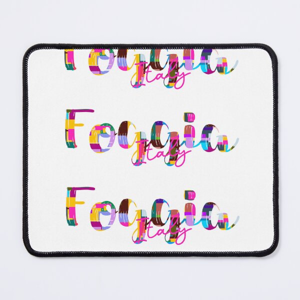 Item preview, Foggia, Italy, Vibrant Abstract City Typography Art designed and sold by Wanderful-roads.