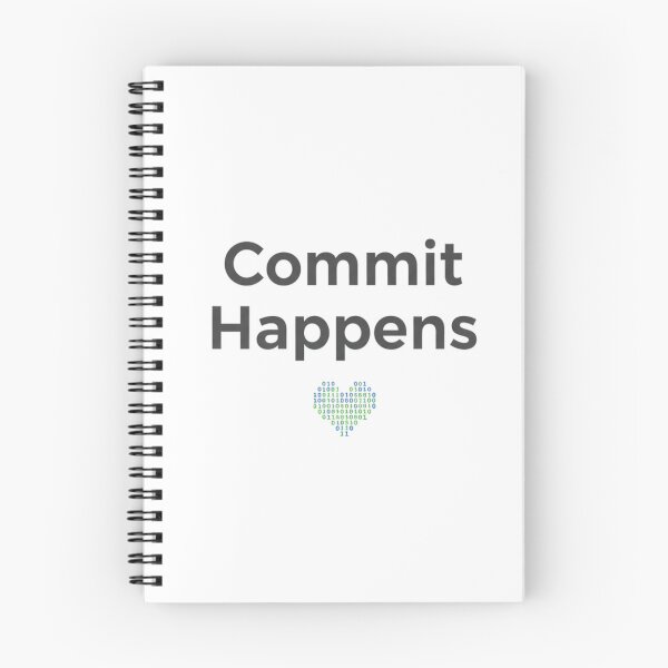 Item preview, Commit Happens Funny Code Quote designed and sold by WiserShop.