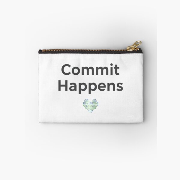 Item preview, Commit Happens Funny Code Quote designed and sold by WiserShop.