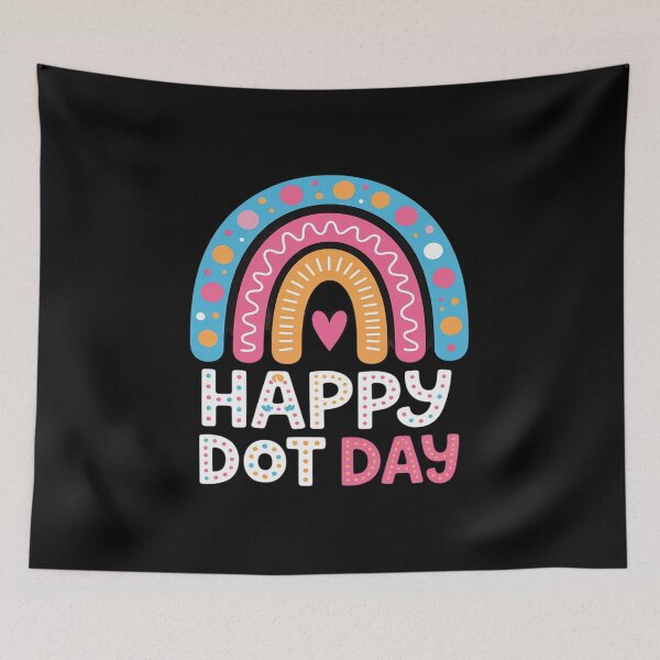 Item preview, Happy Dot Day Cute Rainbow Teacher 2025 designed and sold by Idarmotar.