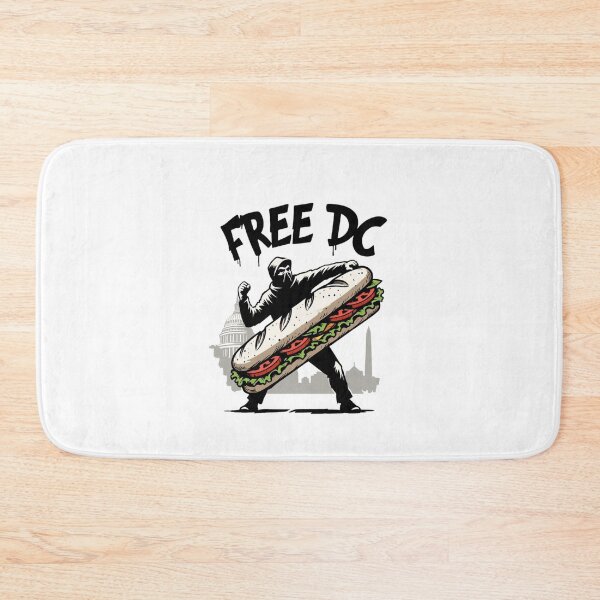 Item preview, Free DC Sandwich Guy Banksy Parody - Viral Protest Meme Street Tee designed and sold by GeniePixel.