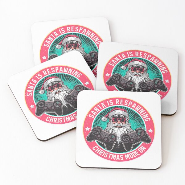 Item preview, Christmas Gamer Santa | Respawning Holiday Art designed and sold by SoulenCify.