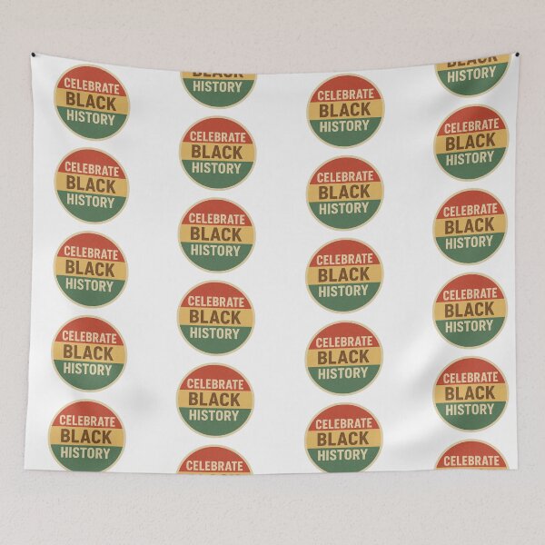 Item preview, Black history month isolated celebration badge with colorful text and circle design, AI generated designed and sold by dvoevnore.