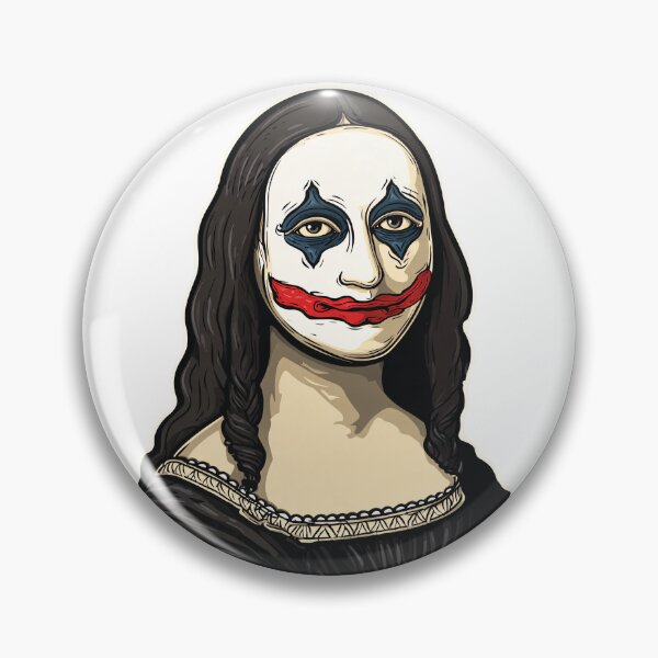 Item preview, Mona Lisa Joker — Funny Renaissance Parody Art designed and sold by SleekLineSketches.