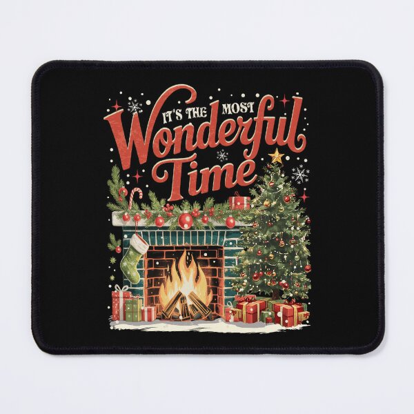 Item preview, Christmas Time, It's The Most Wonderful Time, Christmas, Vintage Christmas designed and sold by BlightedArt.