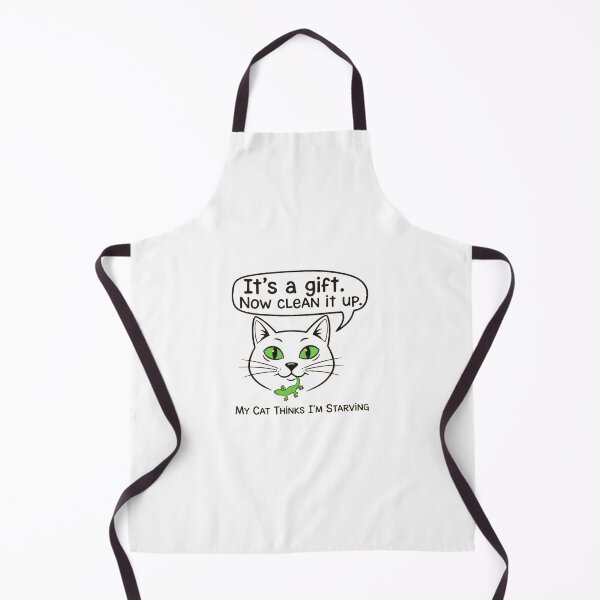 Item preview, “It’s A Gift Now Clean It Up Sarcastic Cat Meme Design for Cat Parents” designed and sold by kinany00.
