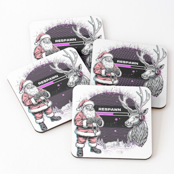 Item preview, Retro Santa Respawn | Christmas Gamer Art designed and sold by SoulenCify.