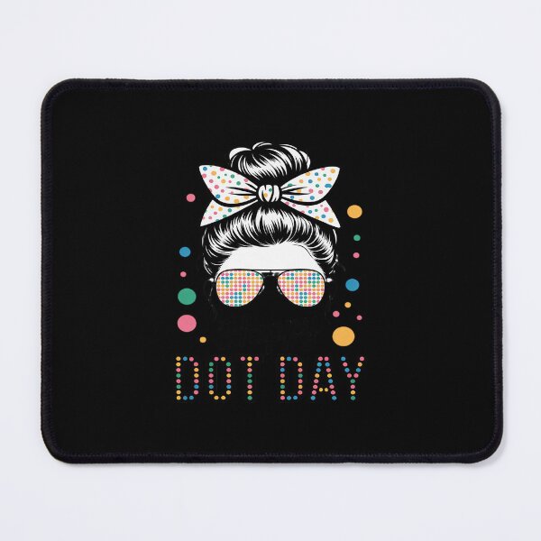 Item preview, Happy Dot Day Messy Bun Girls Kids Women Colorful Polka Dots designed and sold by Idarmotar.