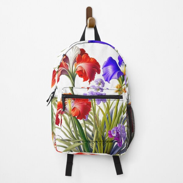 Item preview, Abstract Tropical Iris Flowers Pattern designed and sold by LanaGustavsson.