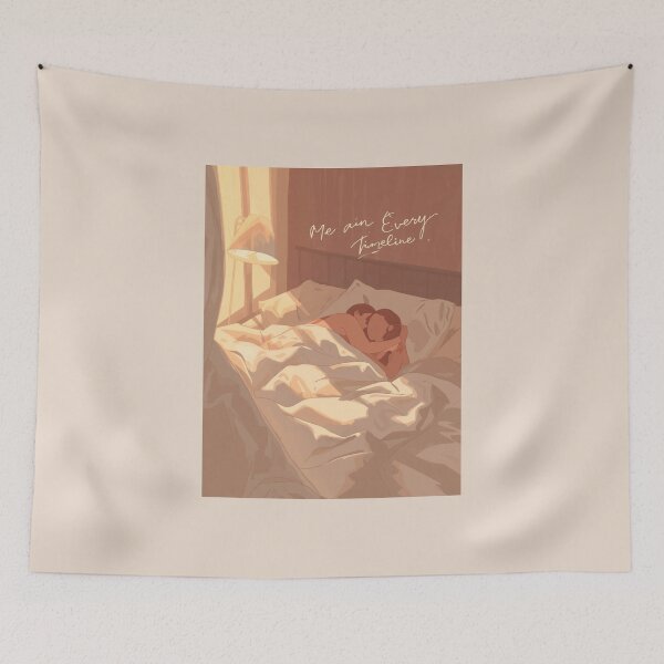 Item preview, Me In Every Timeline - Romantic Illustration, Fated Love Cuddle designed and sold by ConfuseLab Shop.