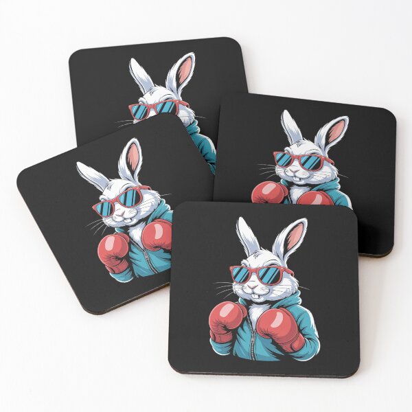 Item preview, Happy Easter Bunny Boxing Rabbit designed and sold by Idarmotar.