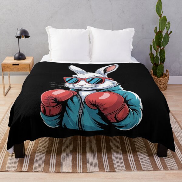 Item preview, Happy Easter Bunny Boxing Rabbit designed and sold by Idarmotar.