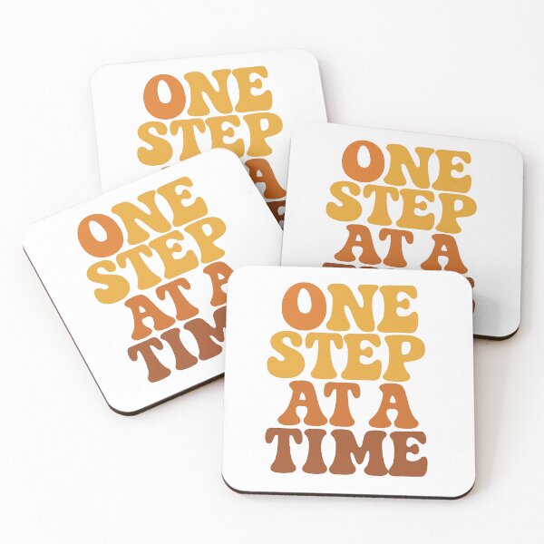 Item preview, One Step at a Time Retro Typography designed and sold by DaEeX.