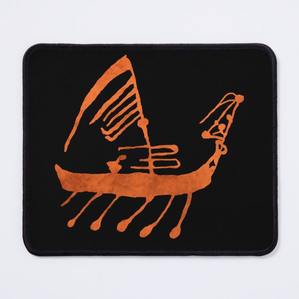 Item preview, Ancient Aboriginal Rock Art – Spirit Boat, Australia designed and sold by SilentRocks.