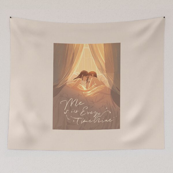 Item preview, Copy of Me In Every Timeline - Romantic Illustration, Fated Love Cuddle designed and sold by ConfuseLab Shop.