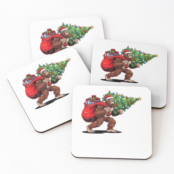 Item preview, Christmas Retro Vintage Tree Holiday Christmas Festive Classic Bigfoot Lights designed and sold by FrankyTepper.