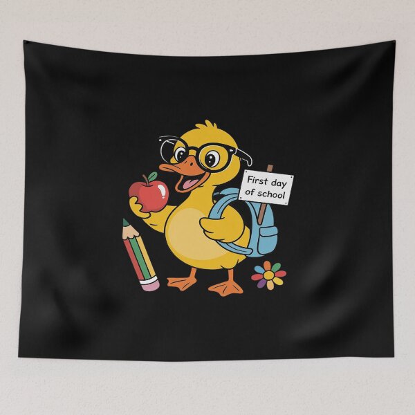 Item preview, Happy First Day Of School Funny Cute Duck Lover designed and sold by Idarmotar.