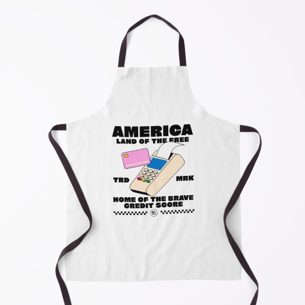 Item preview, America: land of free, home of the brave, and credit score designed and sold by Peerless-Prime.