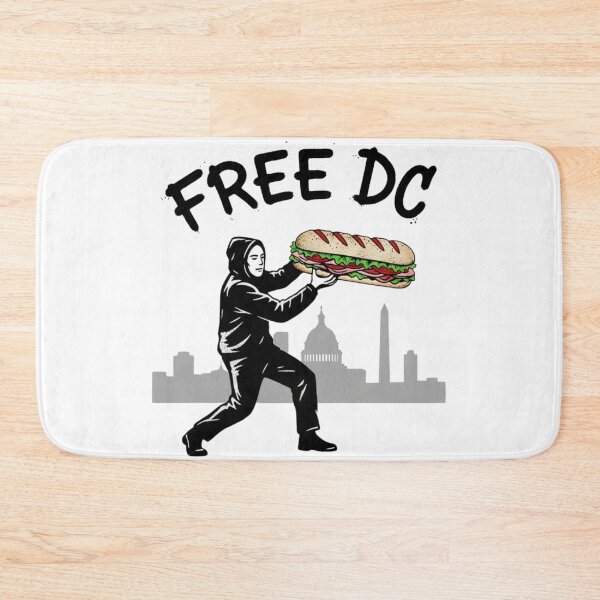 Item preview, Free DC Sandwich Guy Banksy Parody - Viral Protest Meme Street Tee designed and sold by GeniePixel.