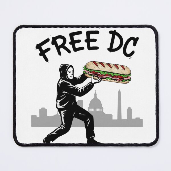 Item preview, Free DC Sandwich Guy Banksy Parody - Viral Protest Meme Street Tee designed and sold by GeniePixel.