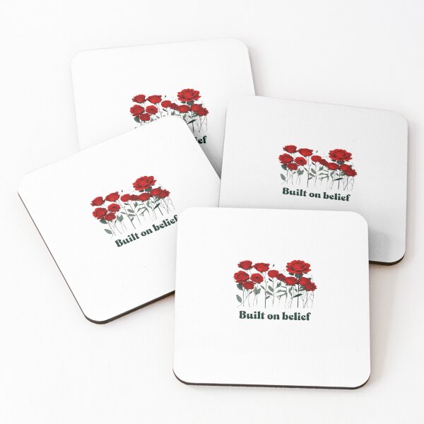 Item preview, Built on Belief – Motivational Minimalist Quote Design designed and sold by GoxyVision.