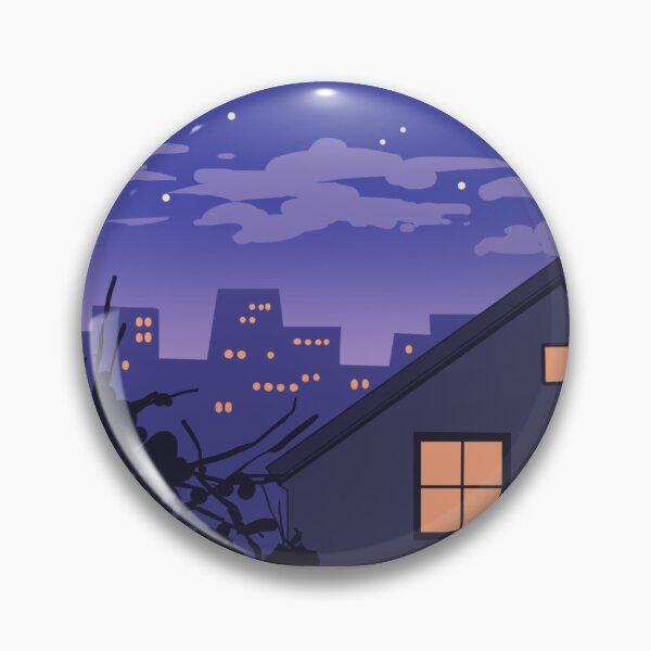 Item preview, Night Time Window View Minimalist designed and sold by PastelPixelCo.
