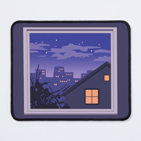 Item preview, Night Time Window View Minimalist designed and sold by PastelPixelCo.