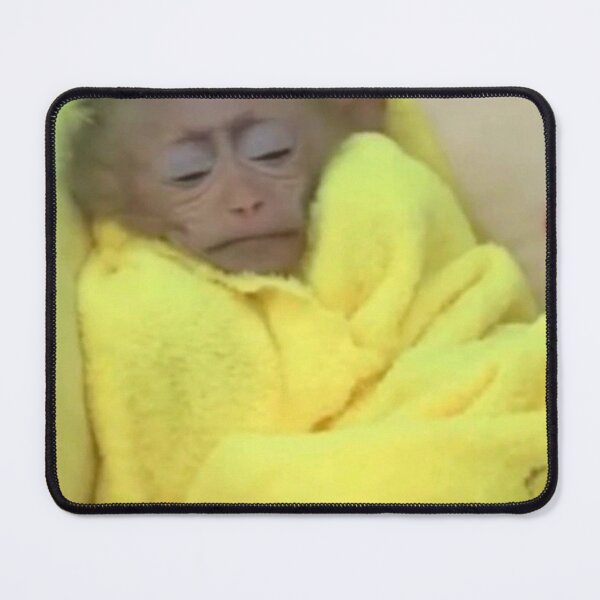 Item preview, cozy monkey in blankey designed and sold by monkey zone.