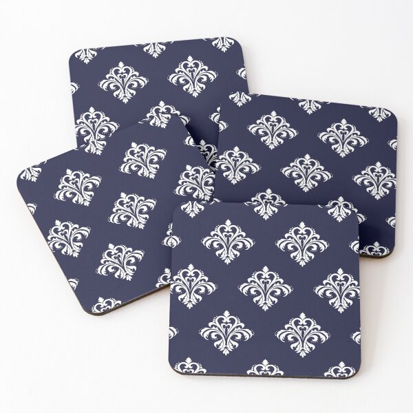 Item preview, Vintage Dark Damask – Warm Classic Elegance Pattern designed and sold by Line-Aura.