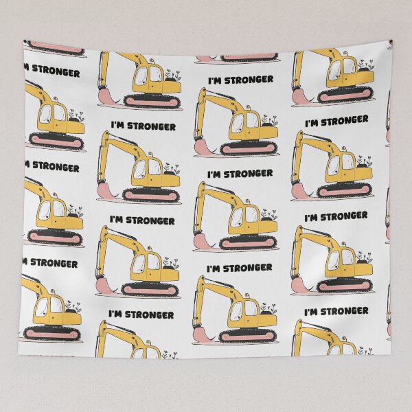 Item preview, Kids Construction Shirt - Happy Excavator Design designed and sold by Artania21.