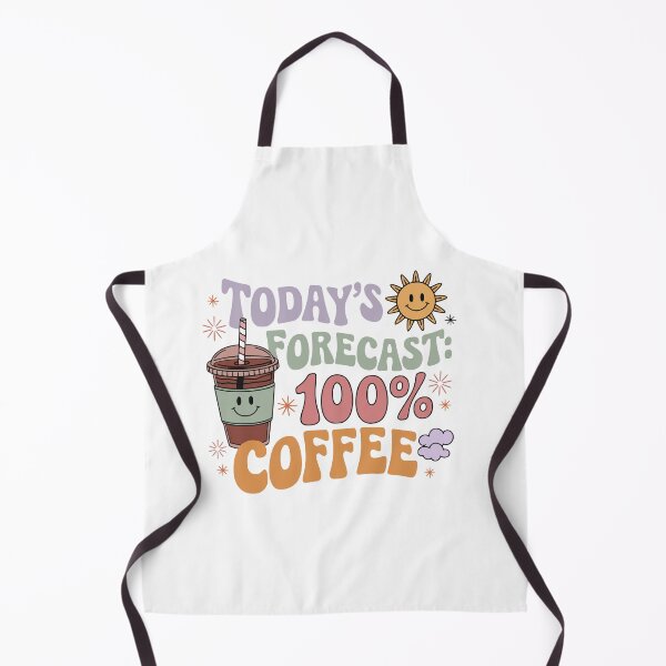 Item preview, Todays Forecast 100 Percent Coffee Cute Coffee Quote designed and sold by Lulunza.