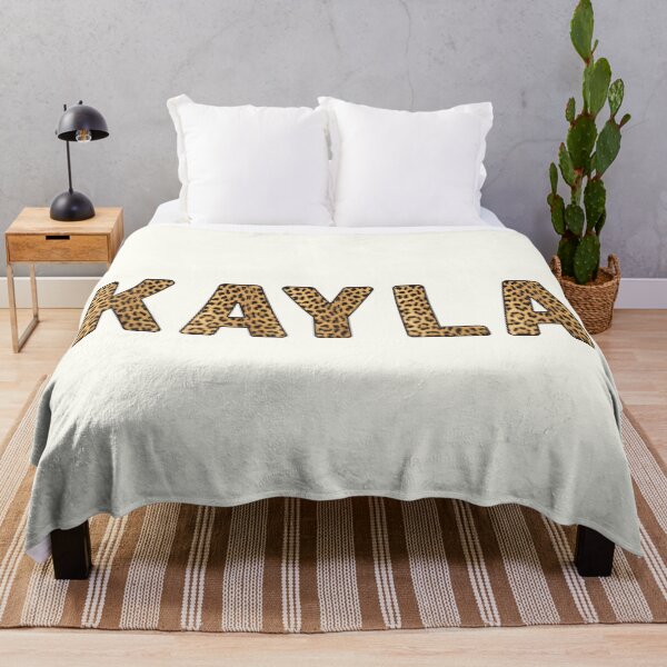 Item preview, Kayla Name Leopard Print designed and sold by Jeallan Designs.