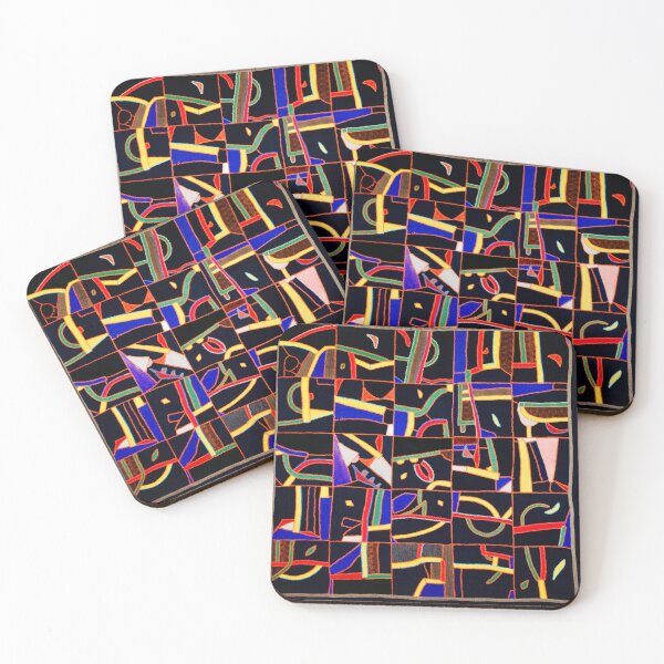 Aperçu de l'œuvre Crazy Quilt (1885, États-Unis) – Art textile américain vintage créée et vendue par UBU-space.