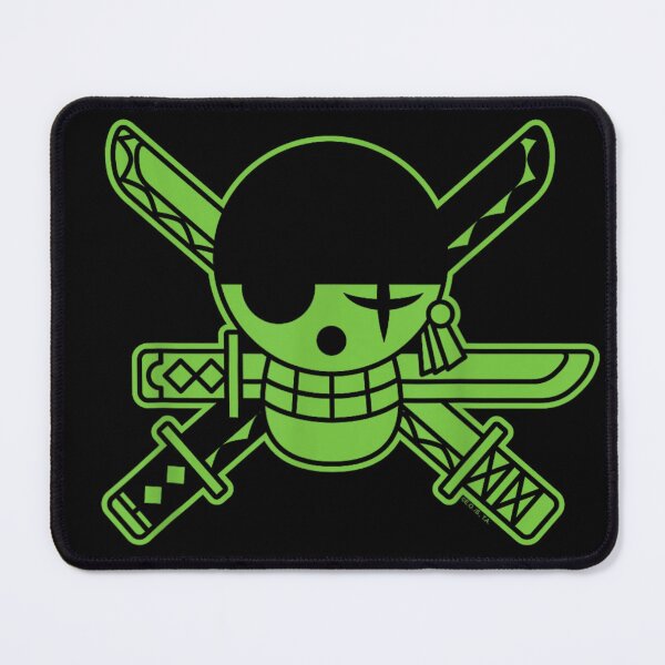 Item preview, Green Roronoa Zoro Jolly Roger designed and sold by DuneHaicna.