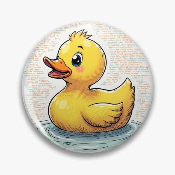 Item preview, Rubber Duck Debug Doodle designed and sold by Dev Life Designs.