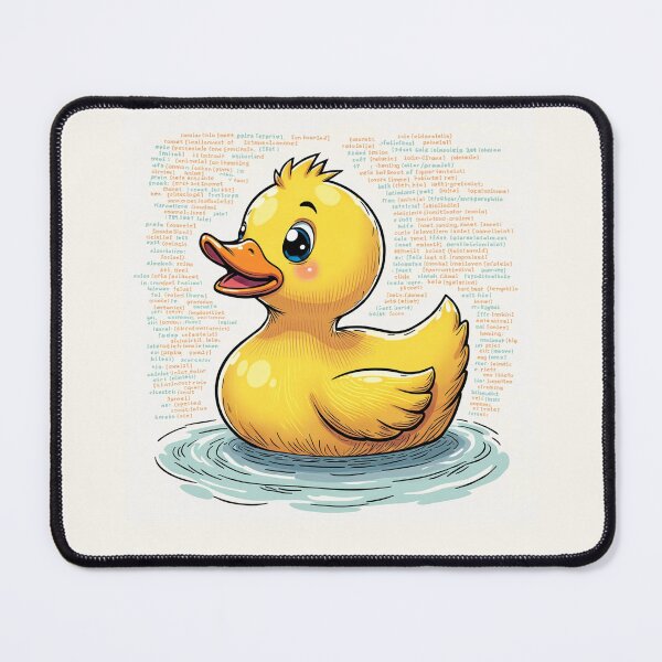 Item preview, Rubber Duck Debug Doodle designed and sold by Dev Life Designs.
