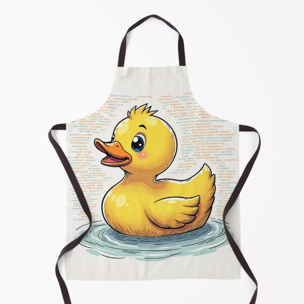 Item preview, Rubber Duck Debug Doodle designed and sold by Dev Life Designs.