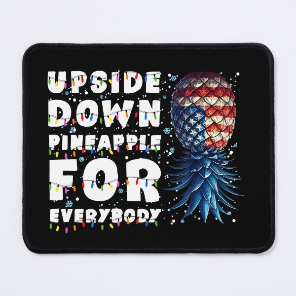 Item preview, Upside Down Pineapple USA Christmas T-Shirt designed and sold by TinaMDedrick.